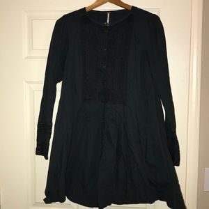 Emerald free people tunic